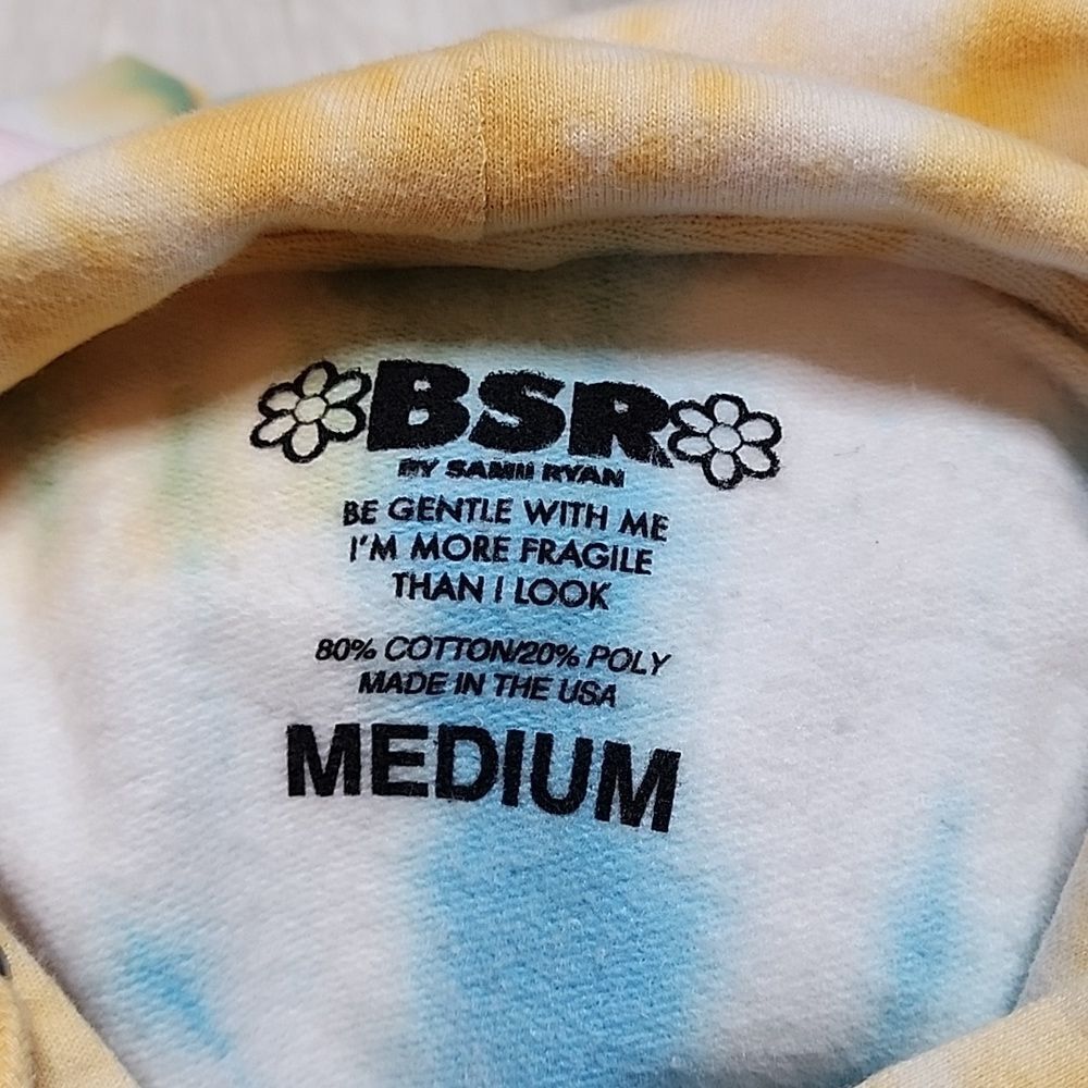 NWOT  Tie Dye Hoodie By Sammi Ryan size medium - Picture 3 of 4